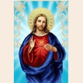 Схема для вышивания бисером А-СТРОЧКА "Св. Сердце Иисуса" серия "Элит"